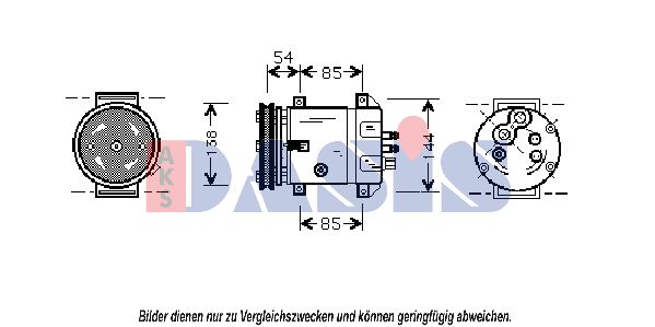 AKS DASIS Kompressori, ilmastointilaite 850758N